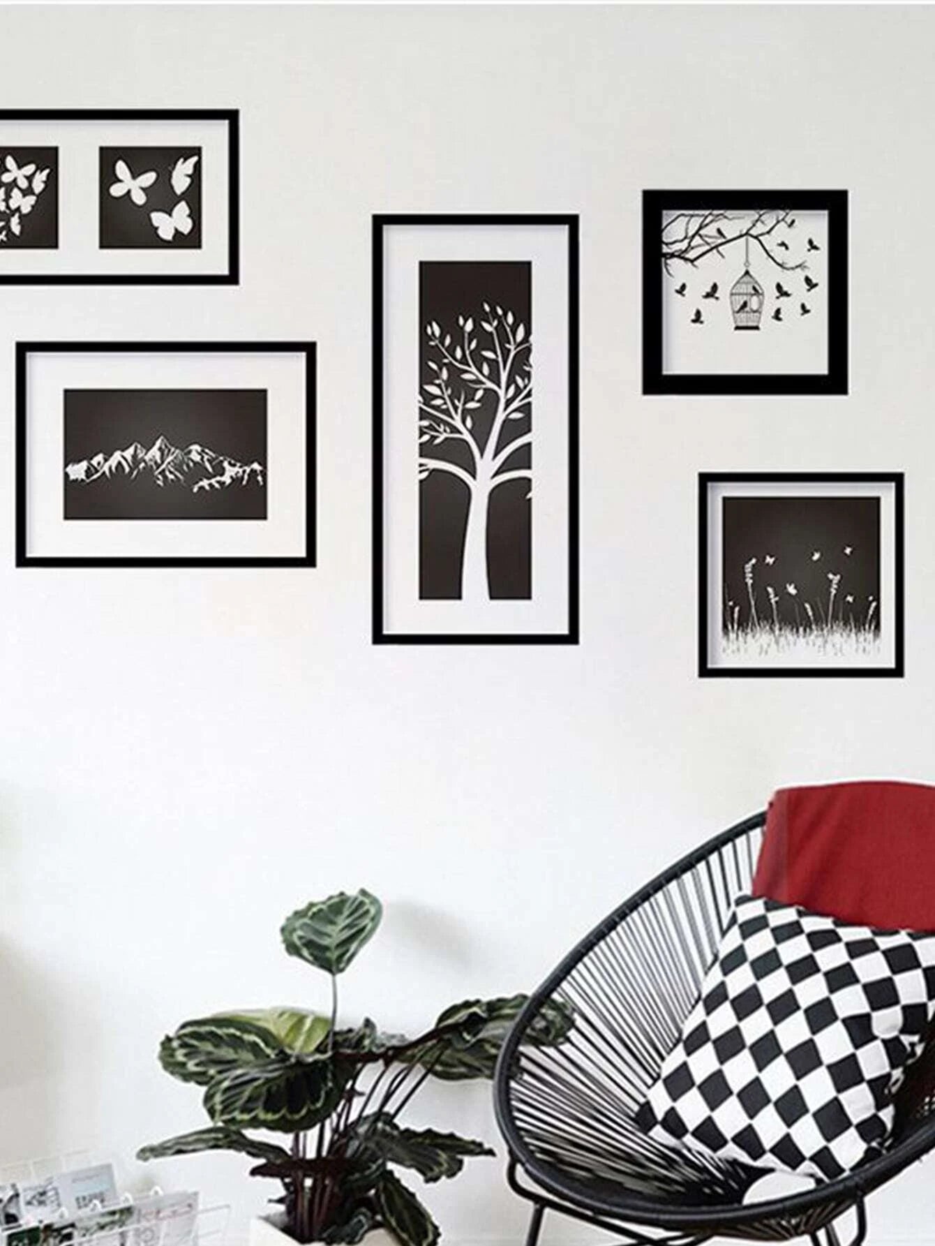 7 részes dekorkép falmatrica