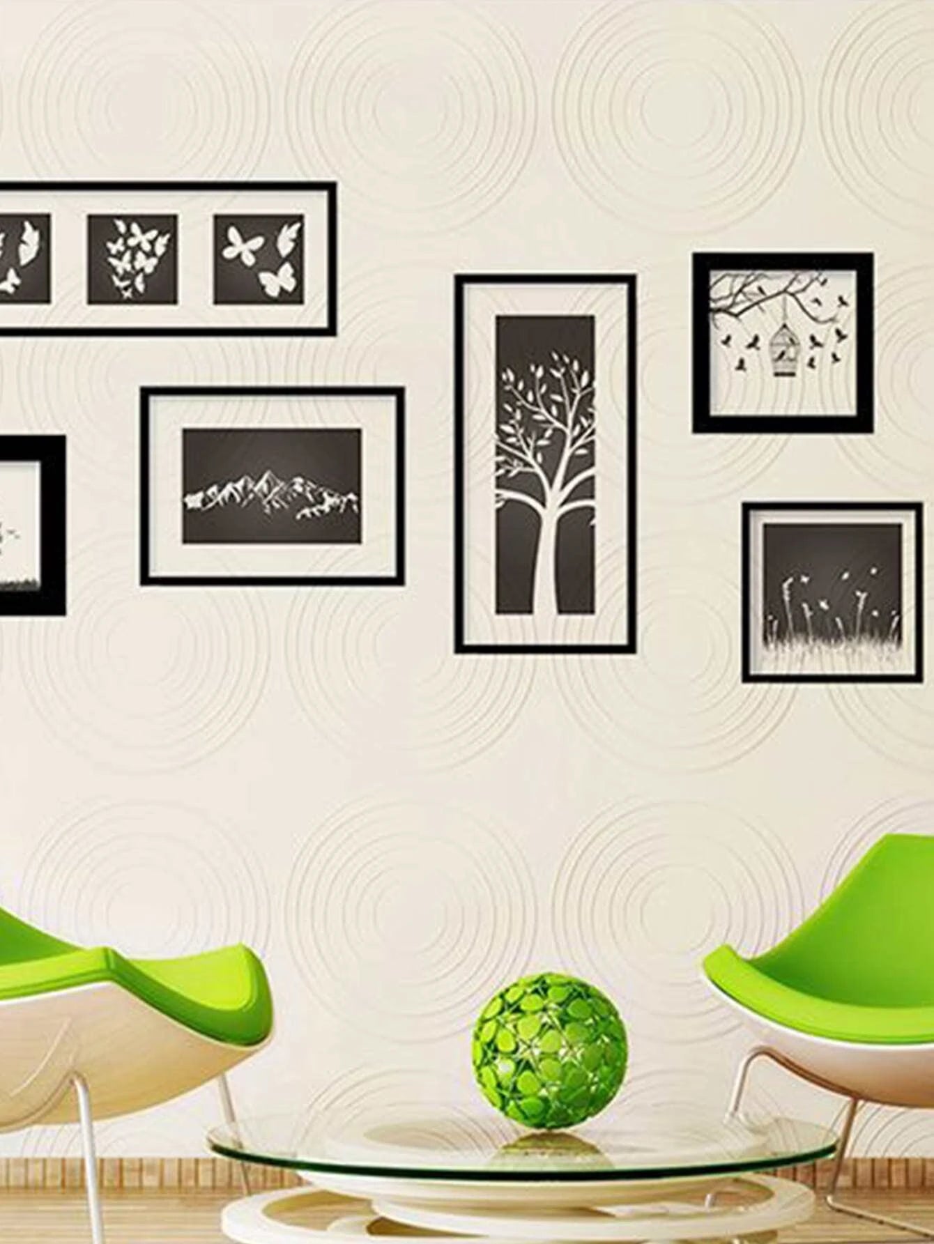 7 részes dekorkép falmatrica