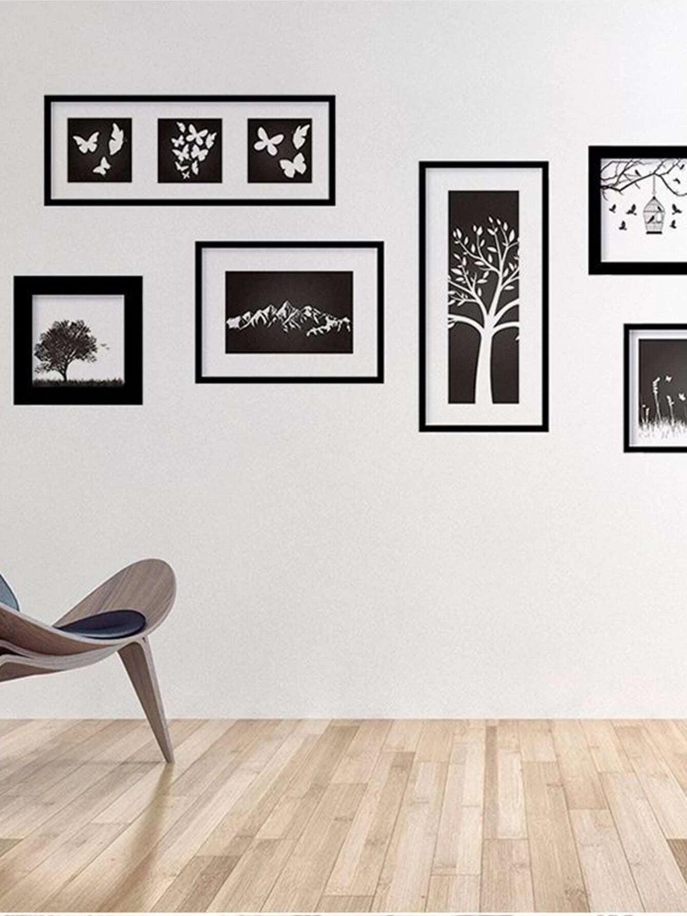 7 részes dekorkép falmatrica