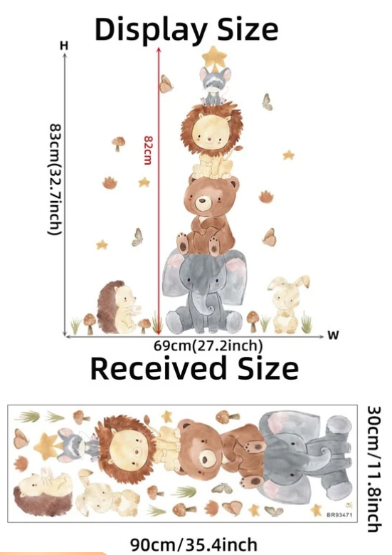 Állattorony falmatrica