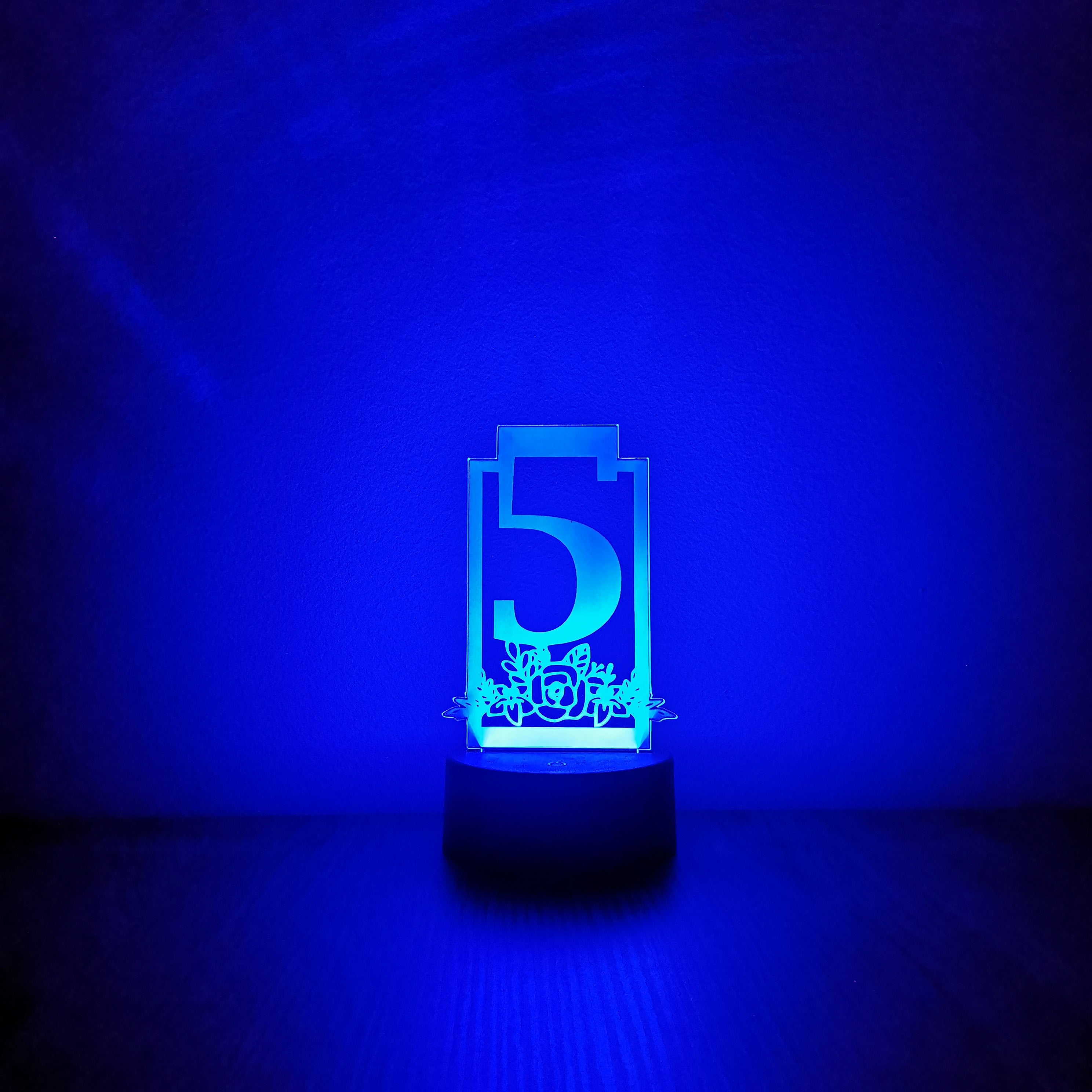 Esküvői asztalszám dekorlámpa