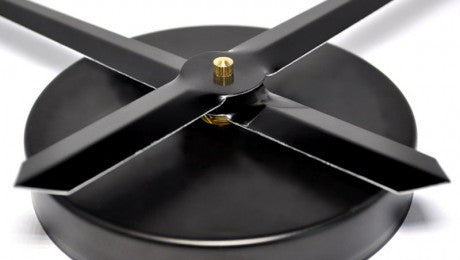 Óriás falióra, Fekete, Arab számokkal