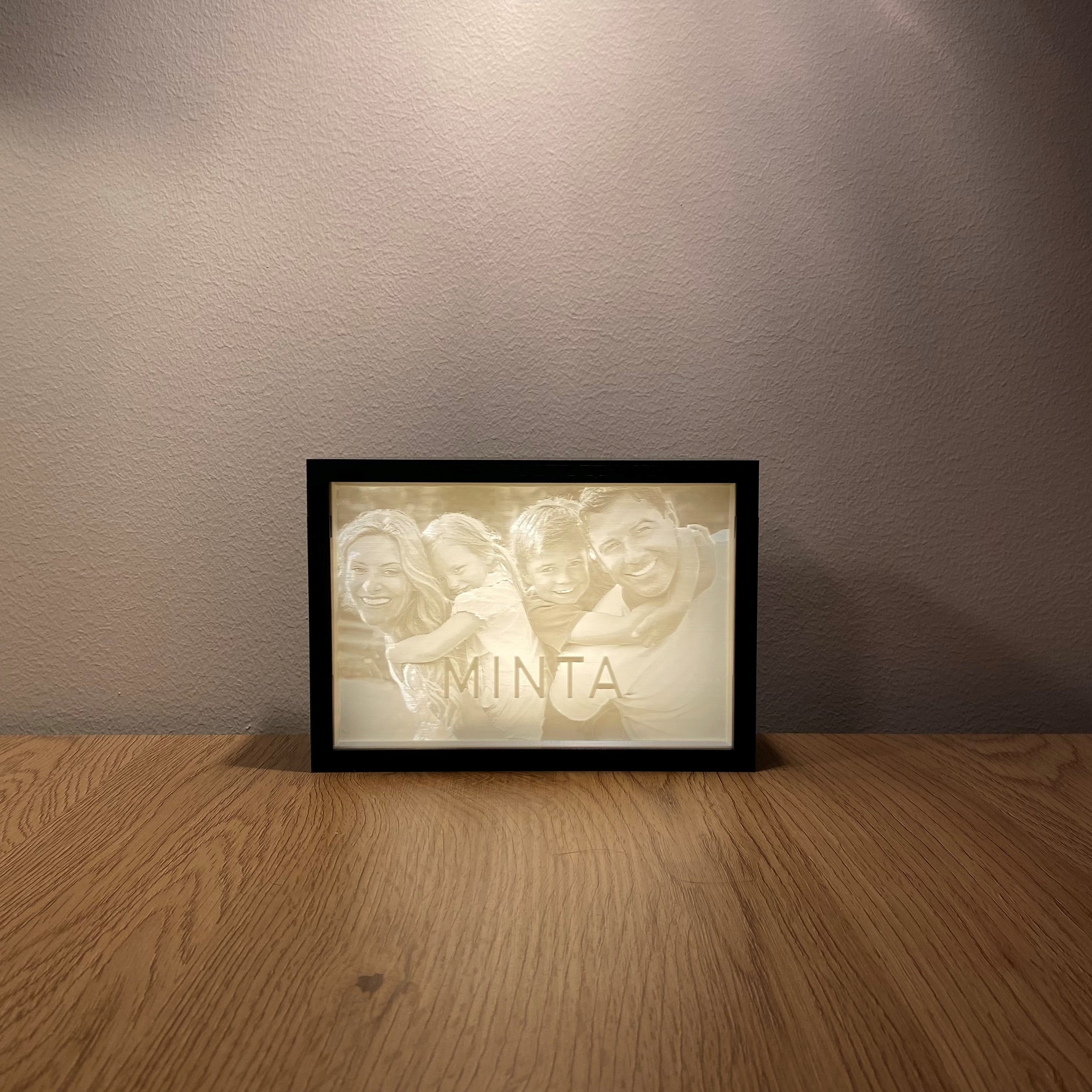 Egyedi ajándék: Megvilágított 3D Kép