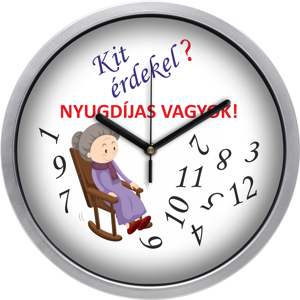 Falióra nyugdíjasoknak (női), 30 cm