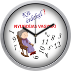 Falióra nyugdíjasoknak (női), 30 cm