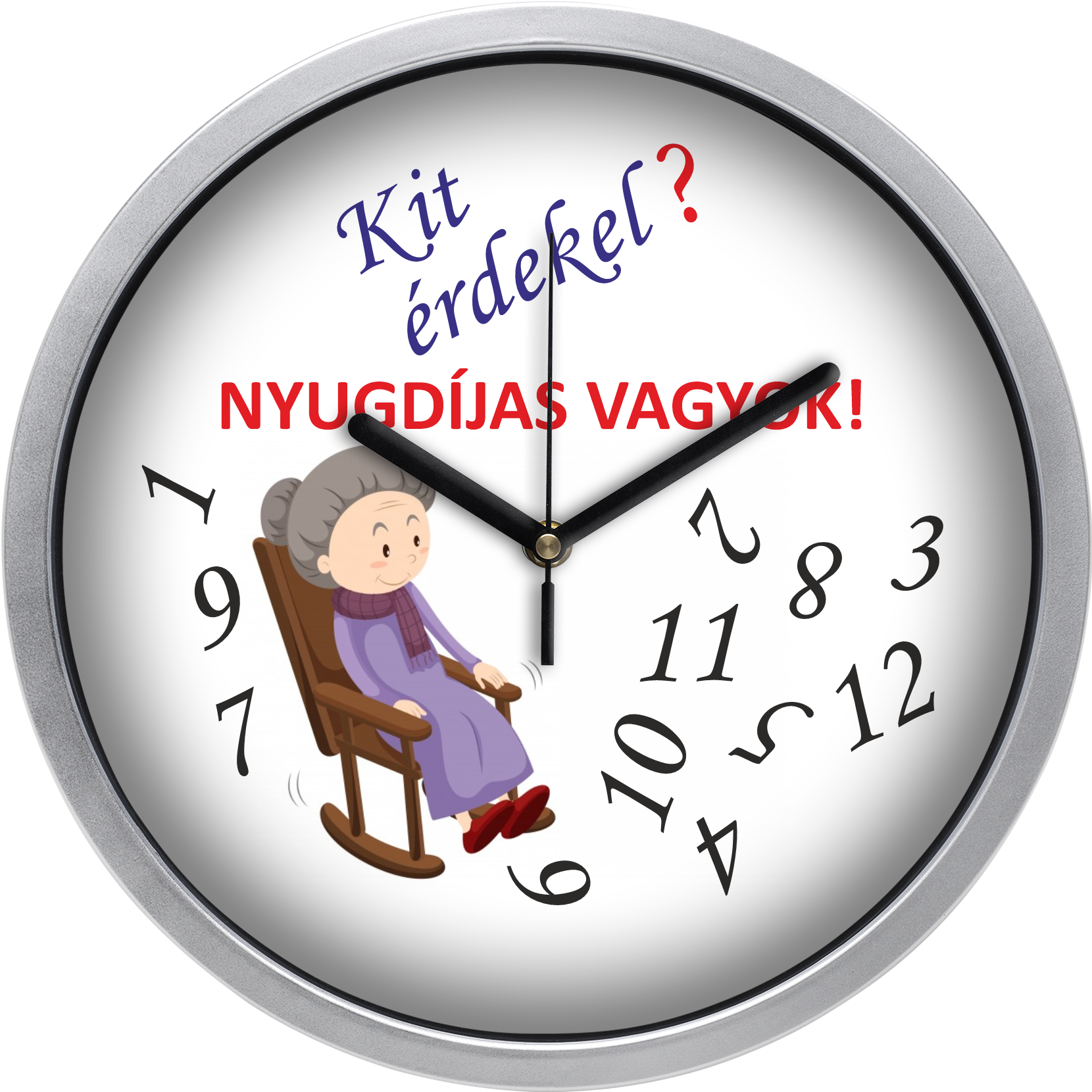 Falióra nyugdíjasoknak (női), 30 cm