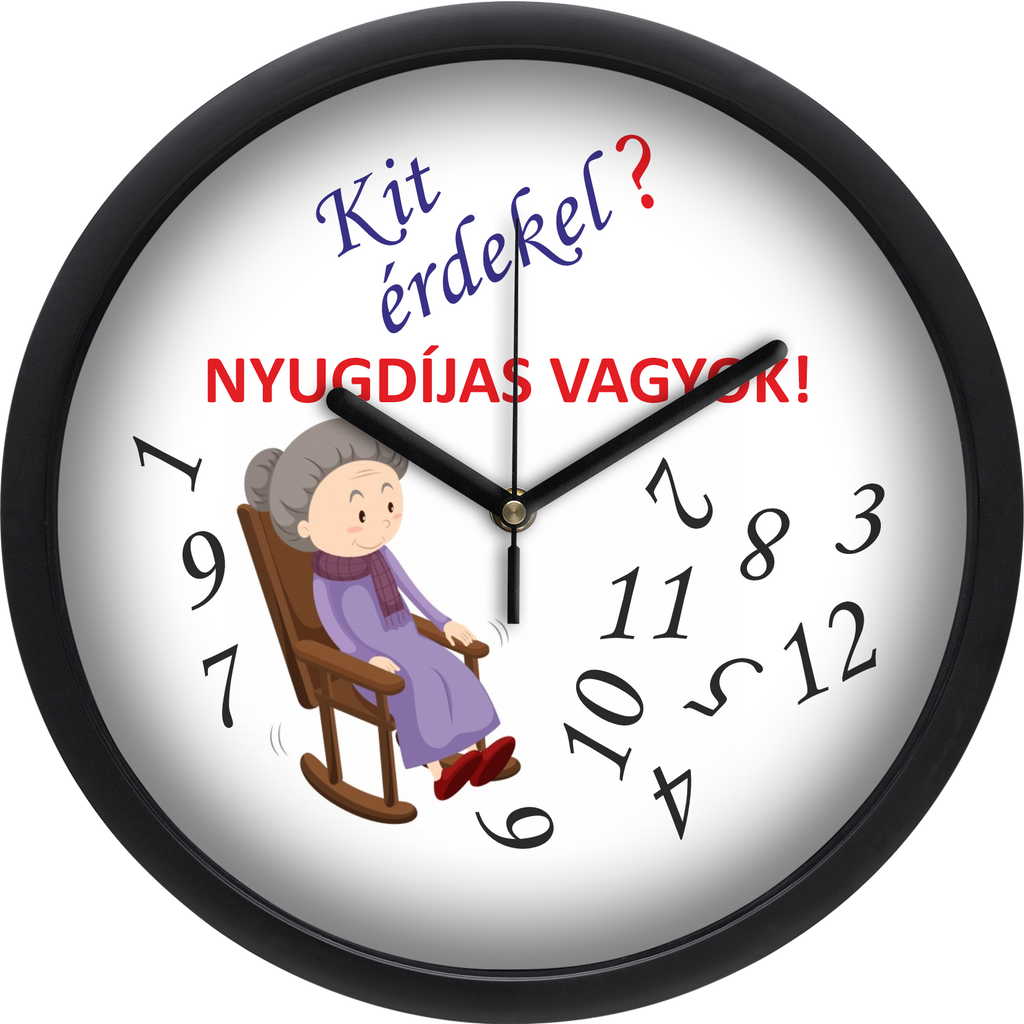 Falióra nyugdíjasoknak (női), 30 cm