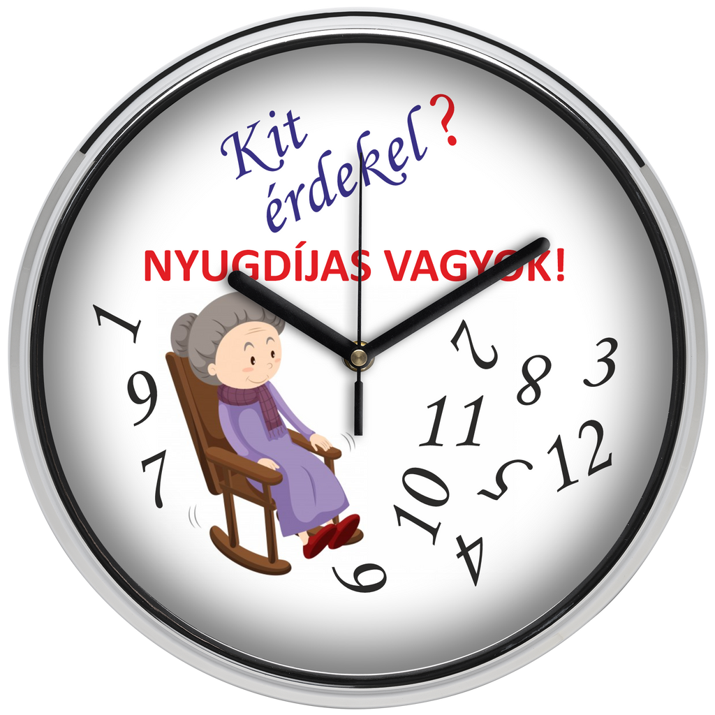 Falióra nyugdíjasoknak (női), 30 cm