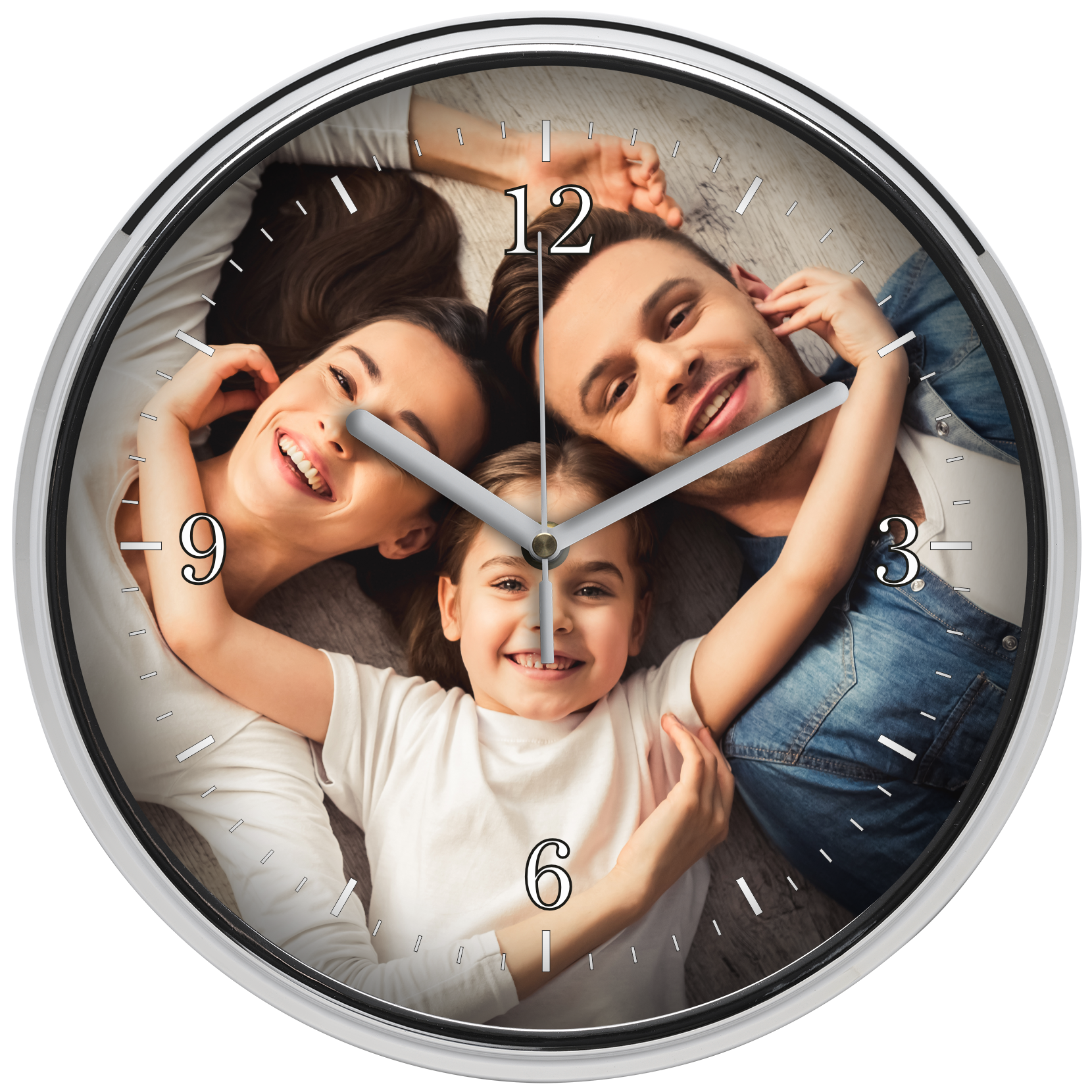 Fényképes falióra, 30cm