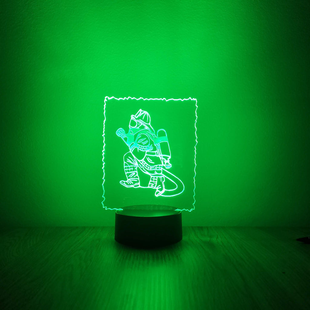 Tűzoltó dekorlámpa