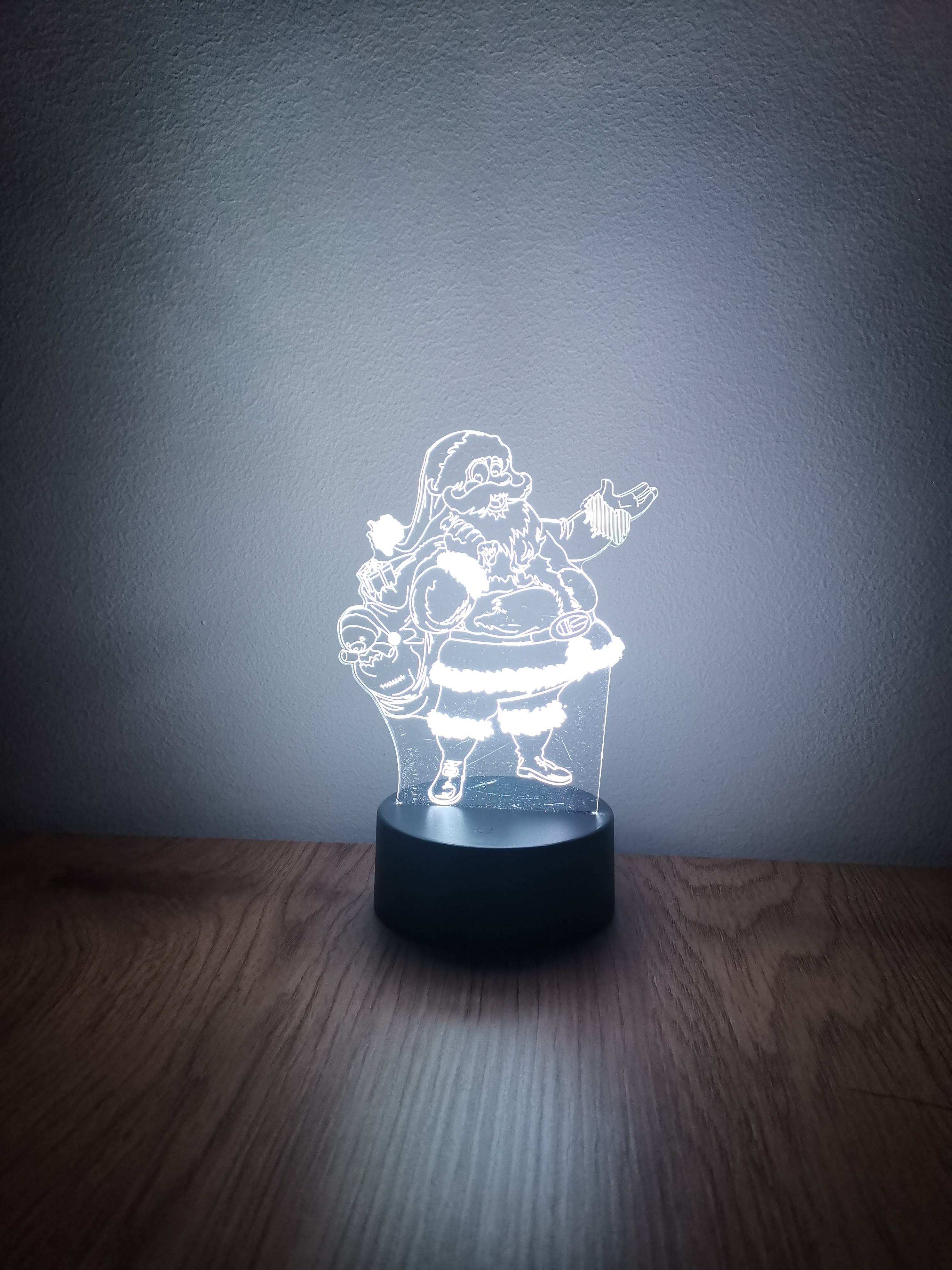 Mikulás dekorlámpa