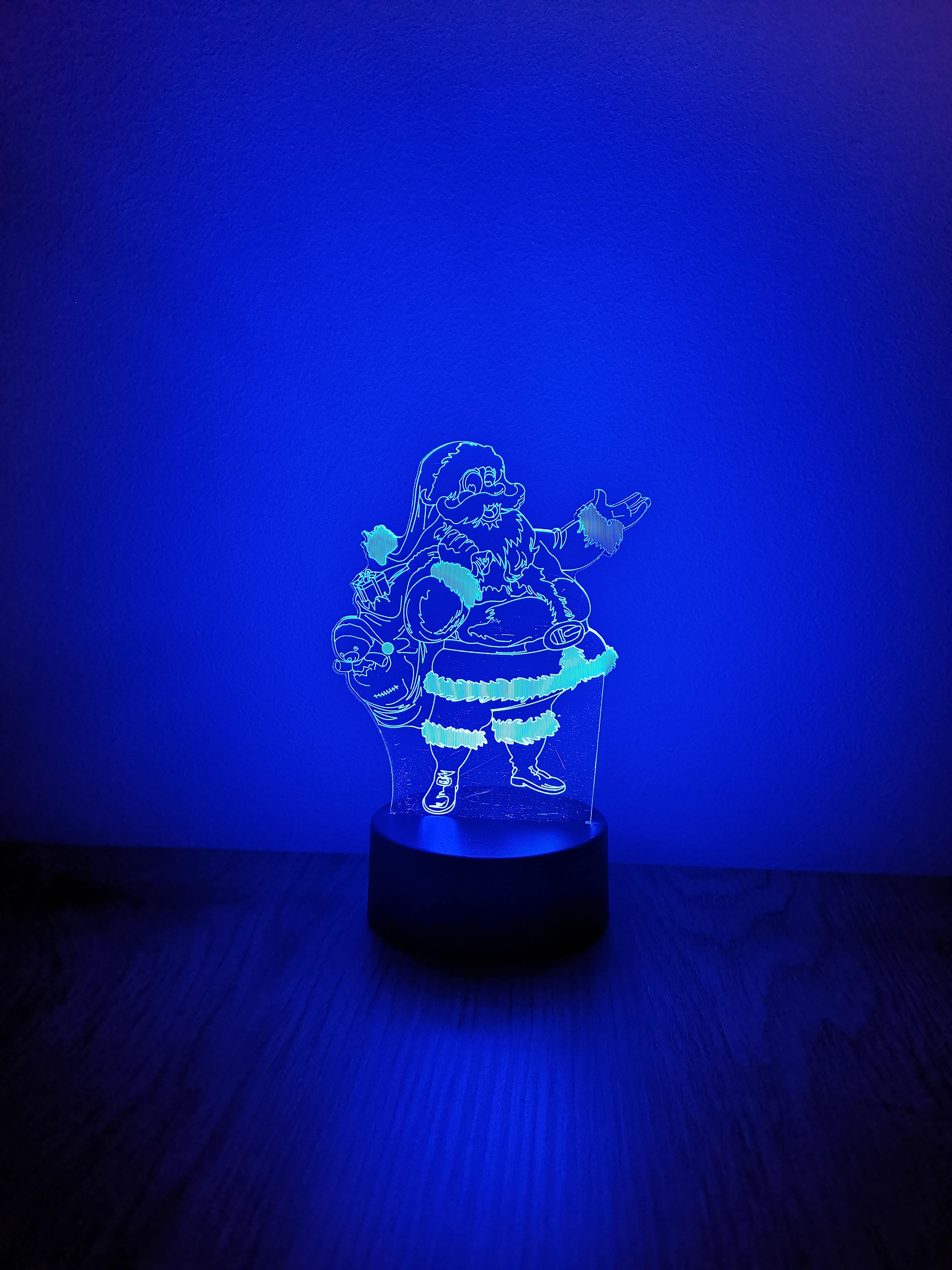 Mikulás dekorlámpa