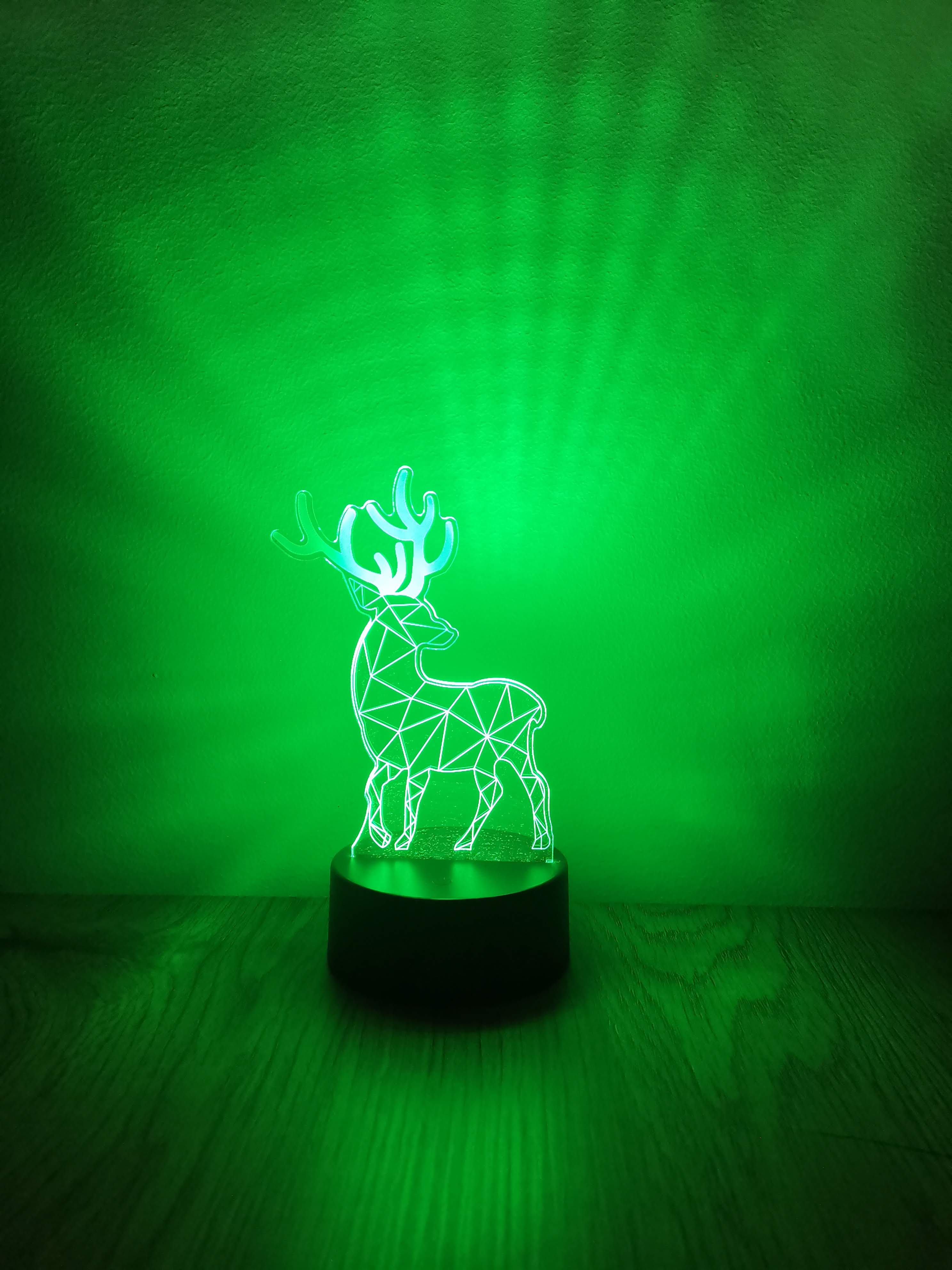 Rénszarvas dekorlámpa