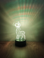 Rénszarvas dekorlámpa
