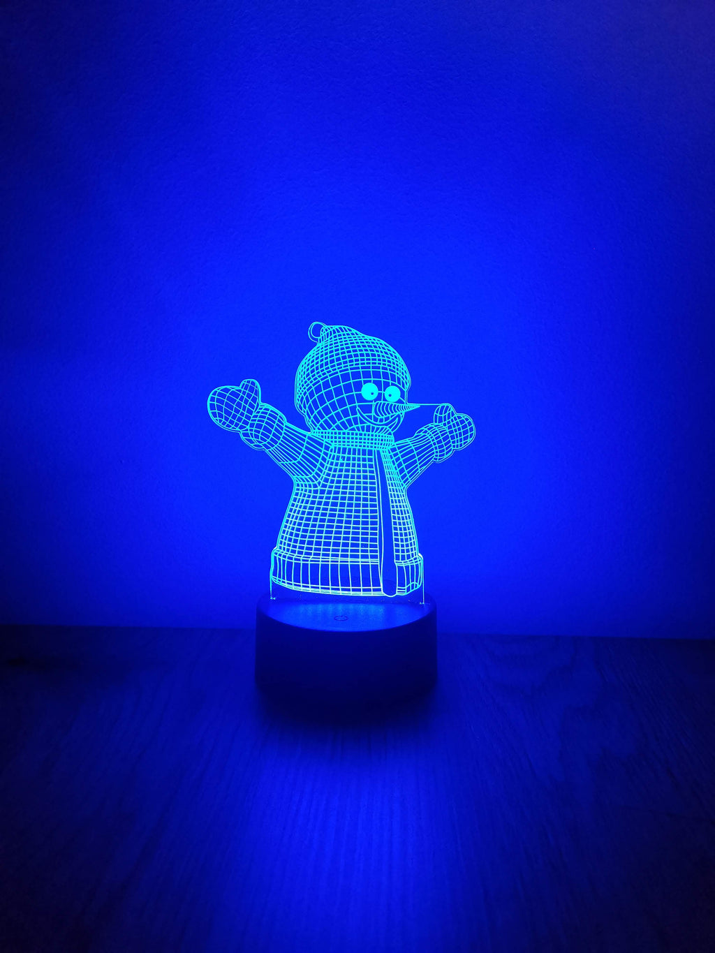 Hóember dekorlámpa