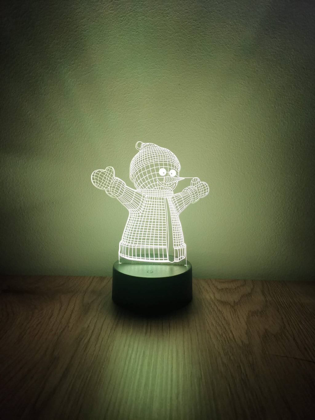 Hóember dekorlámpa