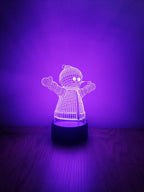 Hóember dekorlámpa