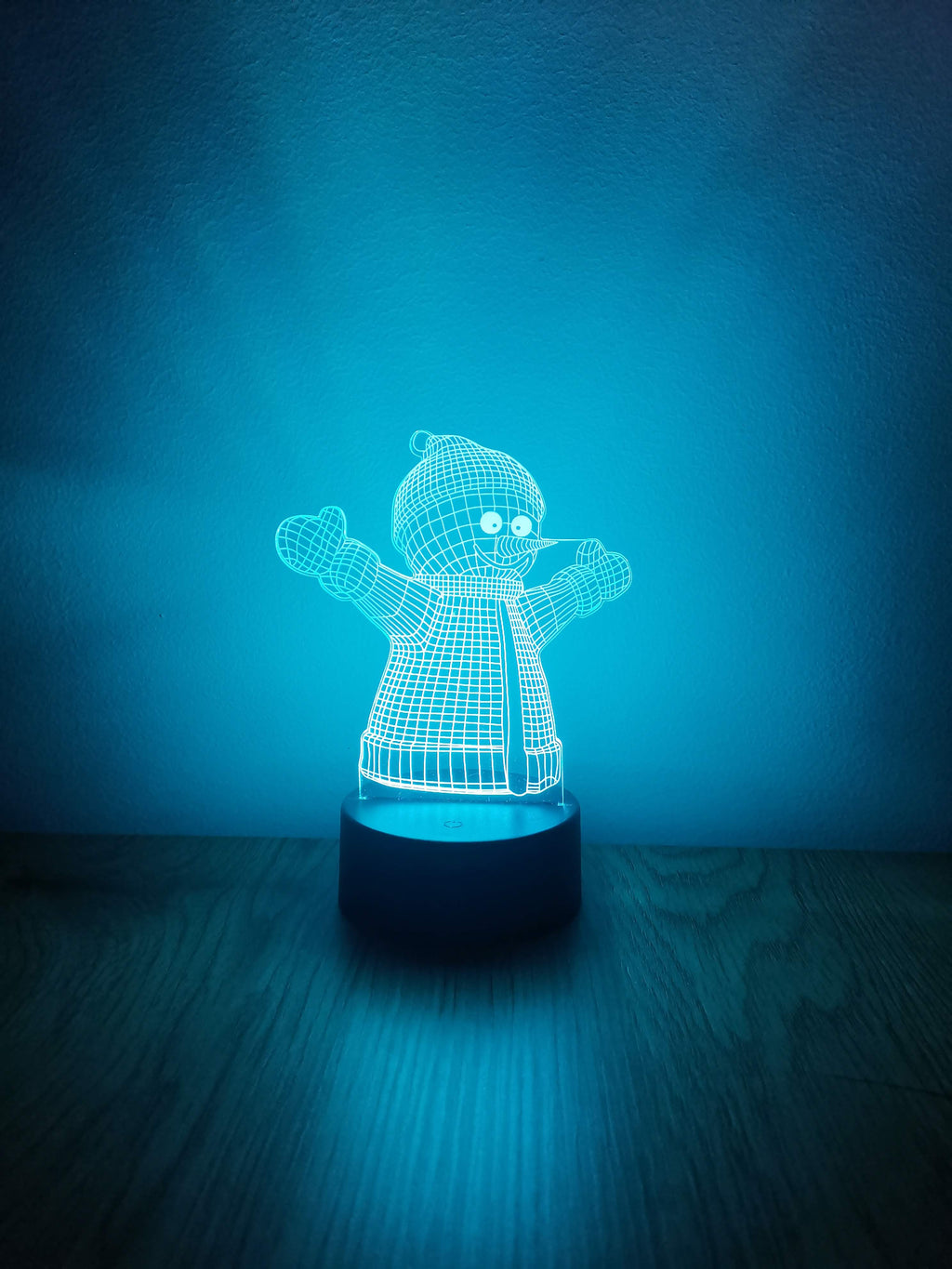 Hóember dekorlámpa