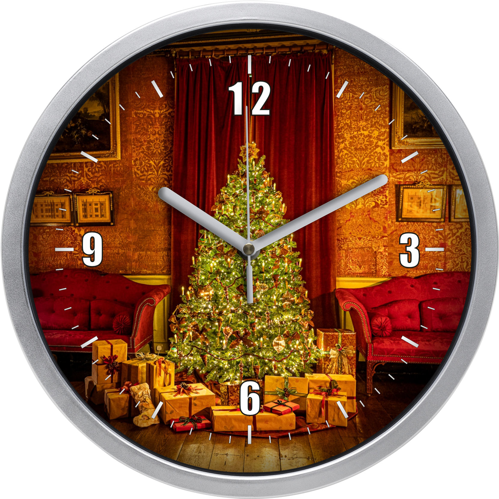 Karácsonyfa falióra