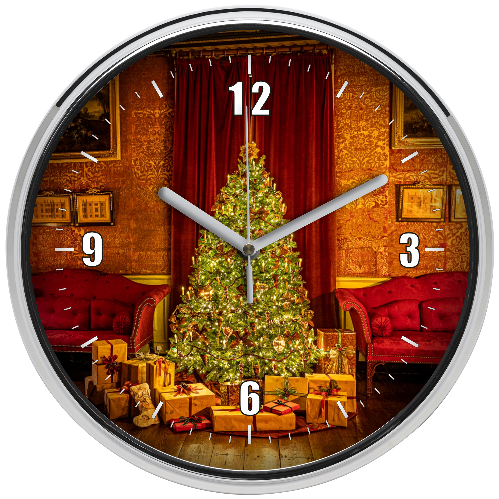 Karácsonyfa falióra