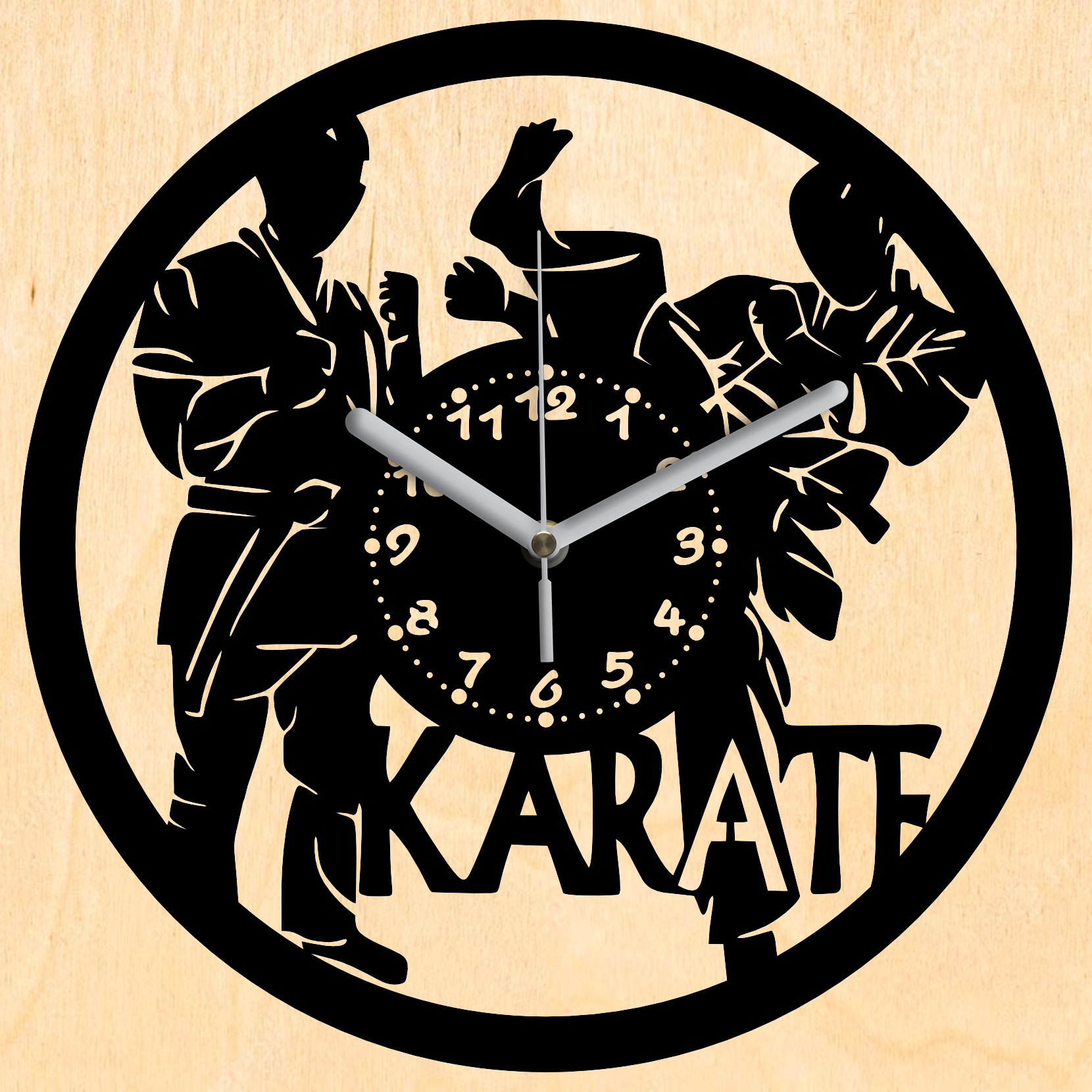 Karate falióra - Fekete