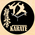 Karatés falióra - Fekete