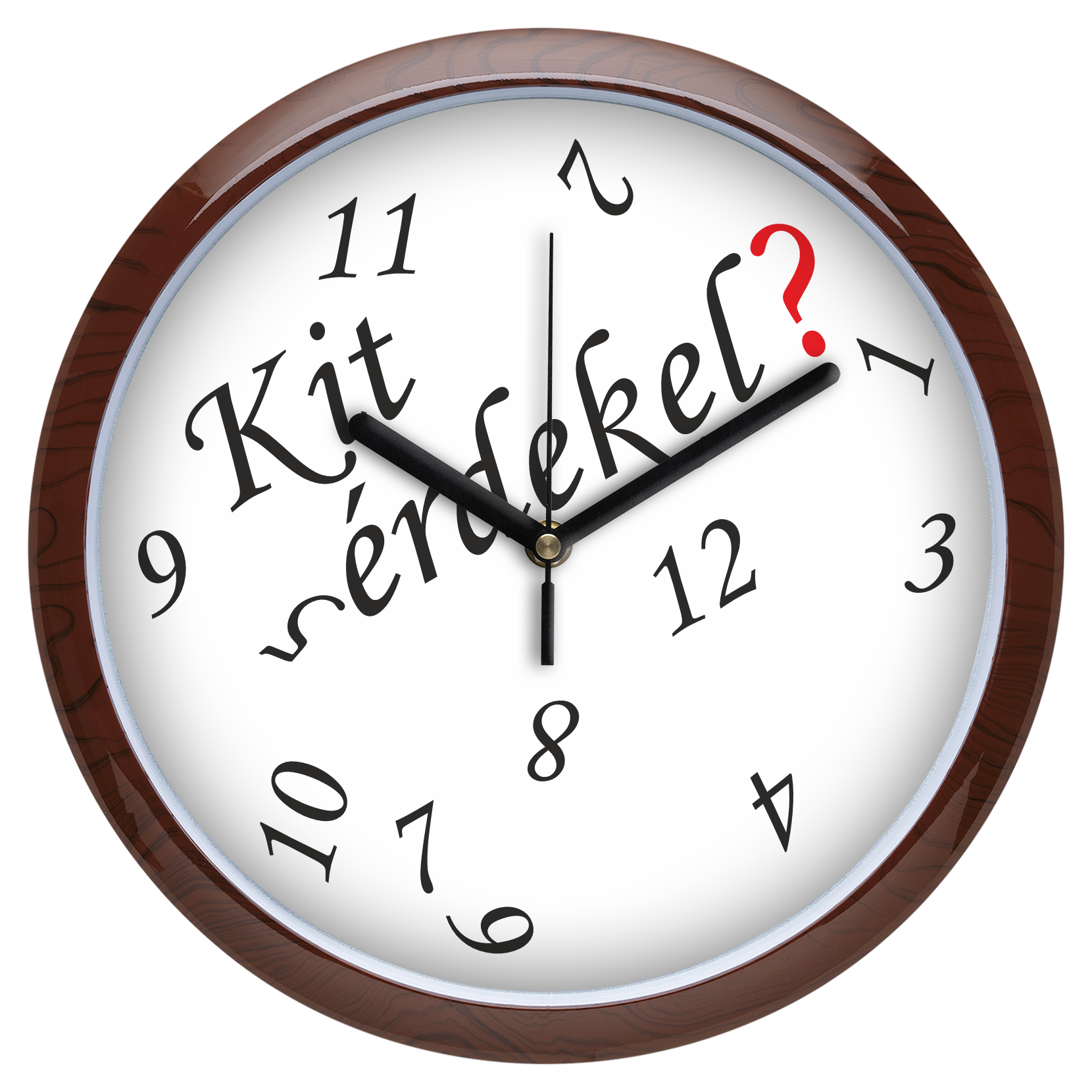 "Kit érdekel?" falióra