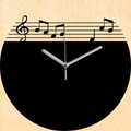 Kottás falióra - Fekete