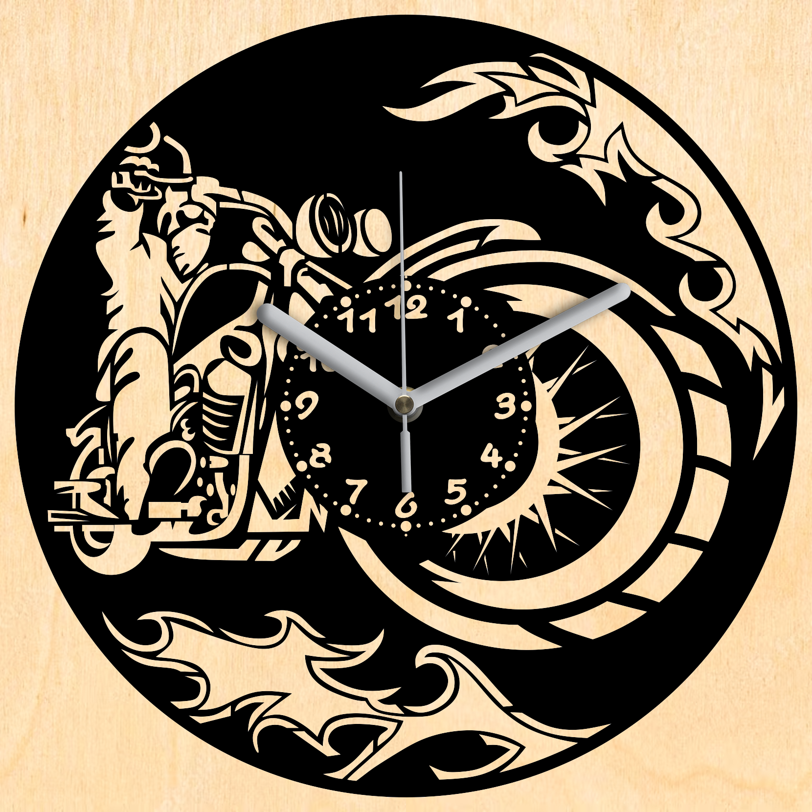 Motoros falióra - Fekete