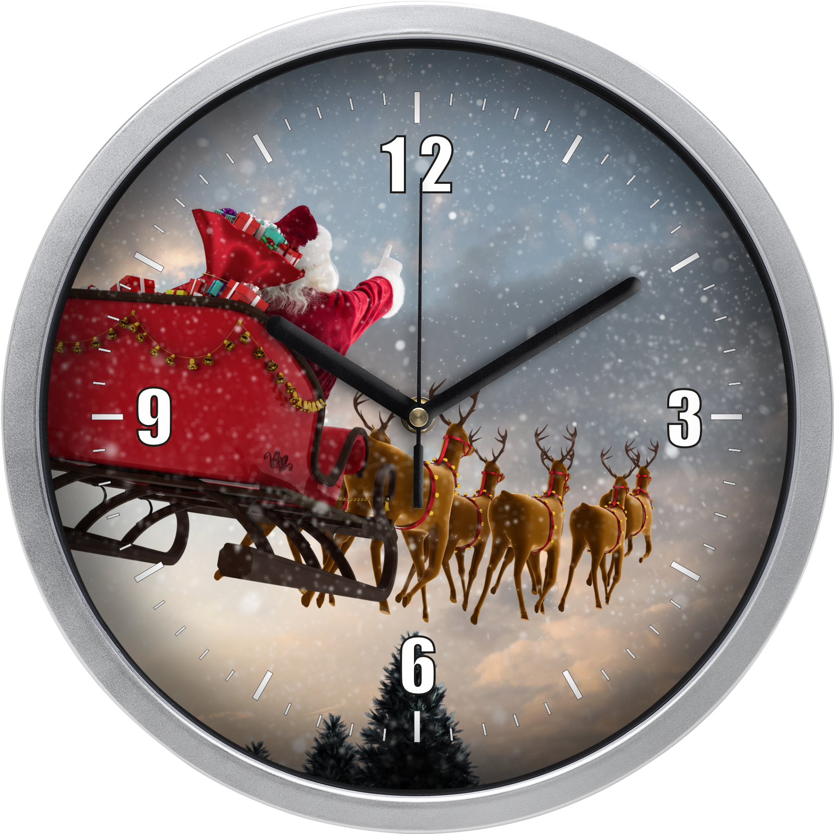 Repülő szán falióra