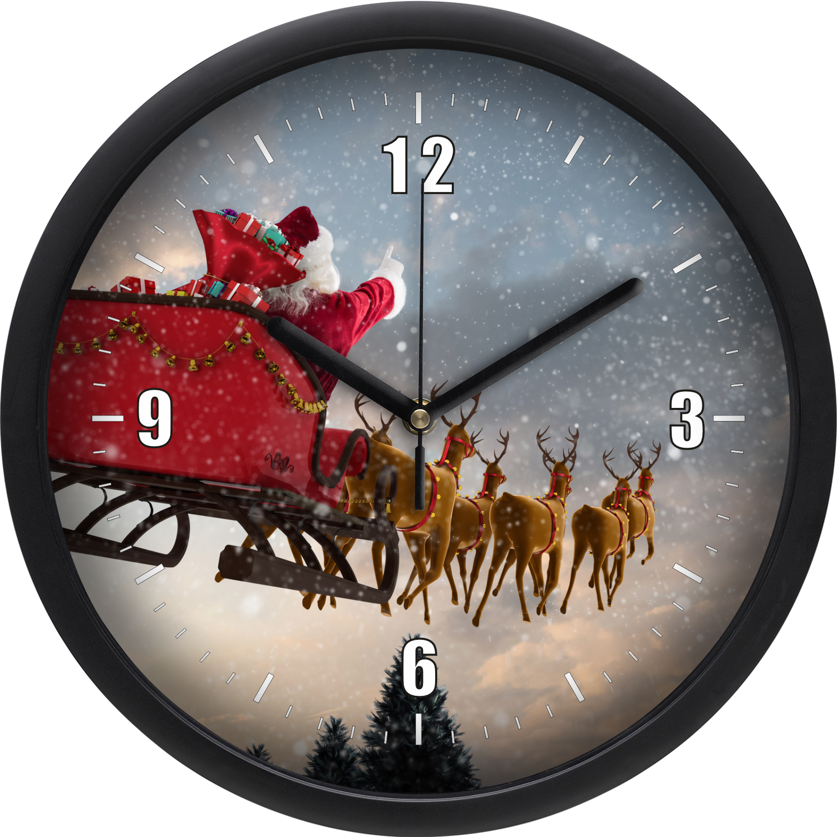 Repülő szán falióra