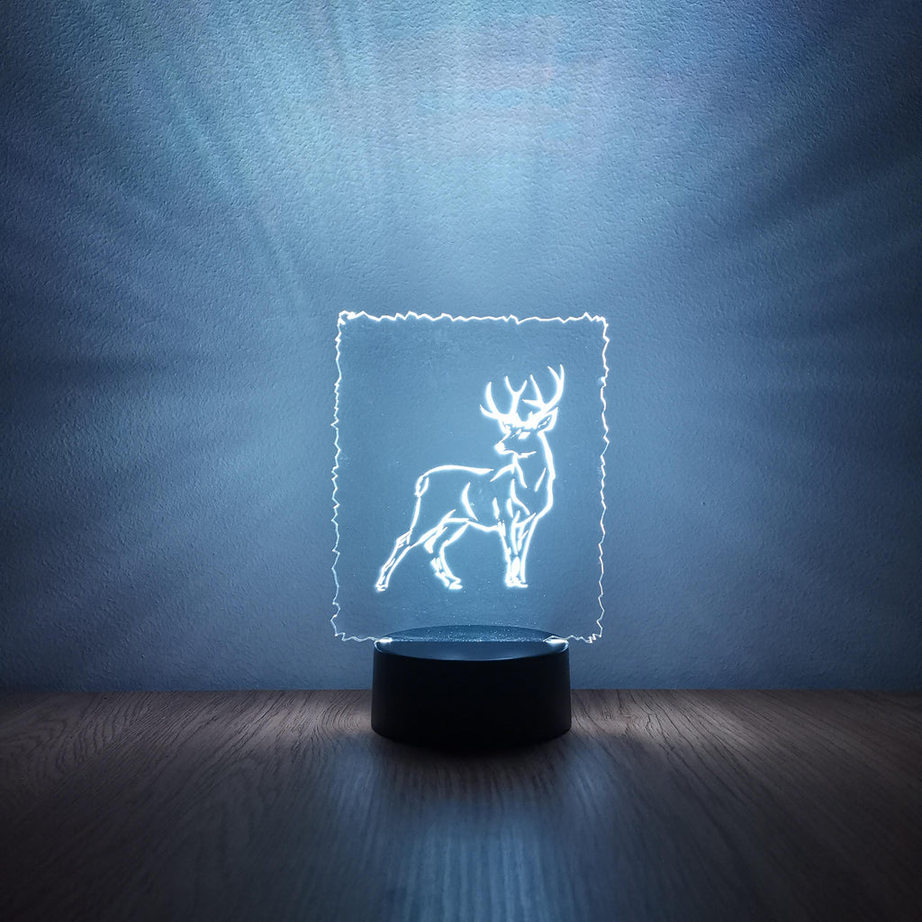 Szarvasos dekorlámpa