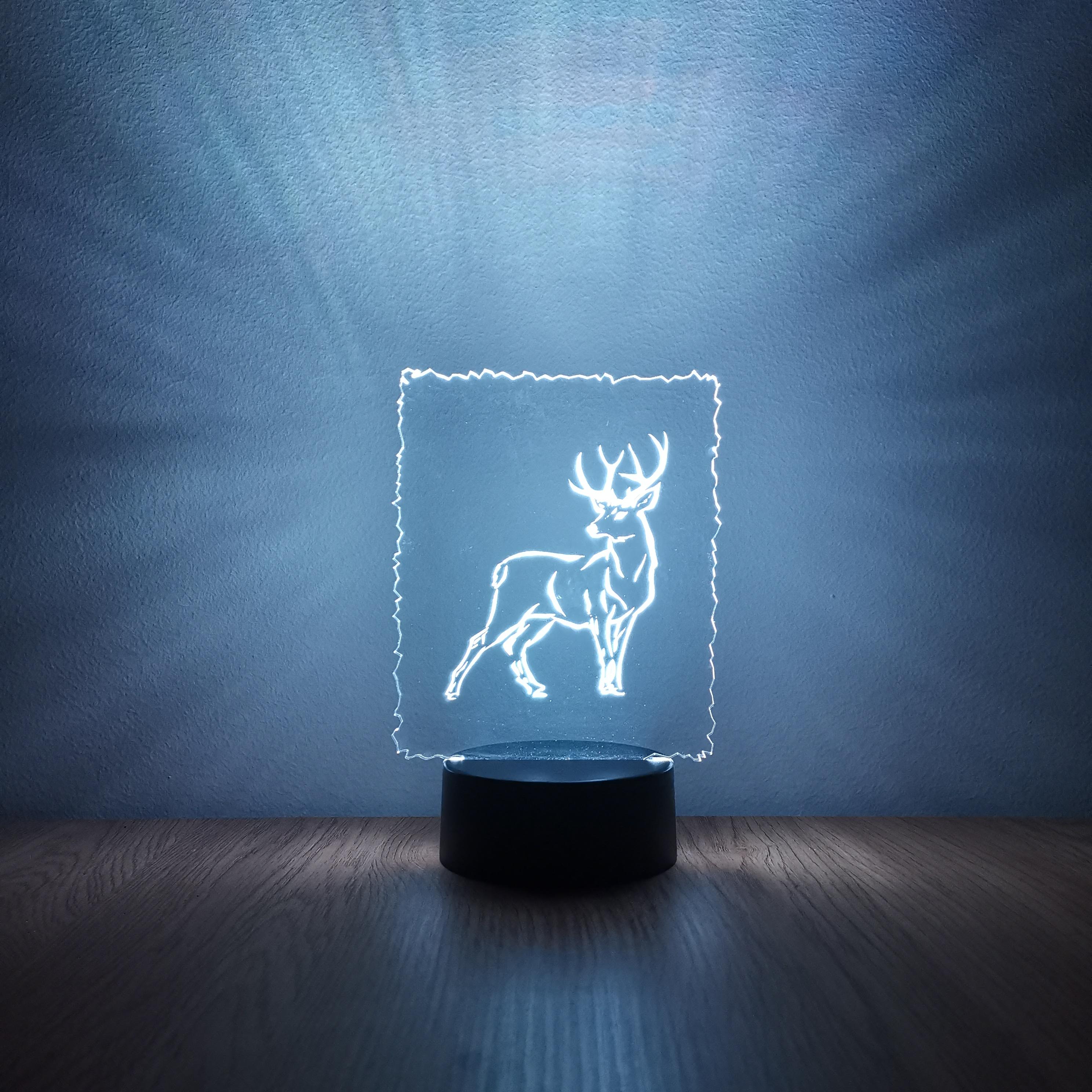 Szarvasos dekorlámpa