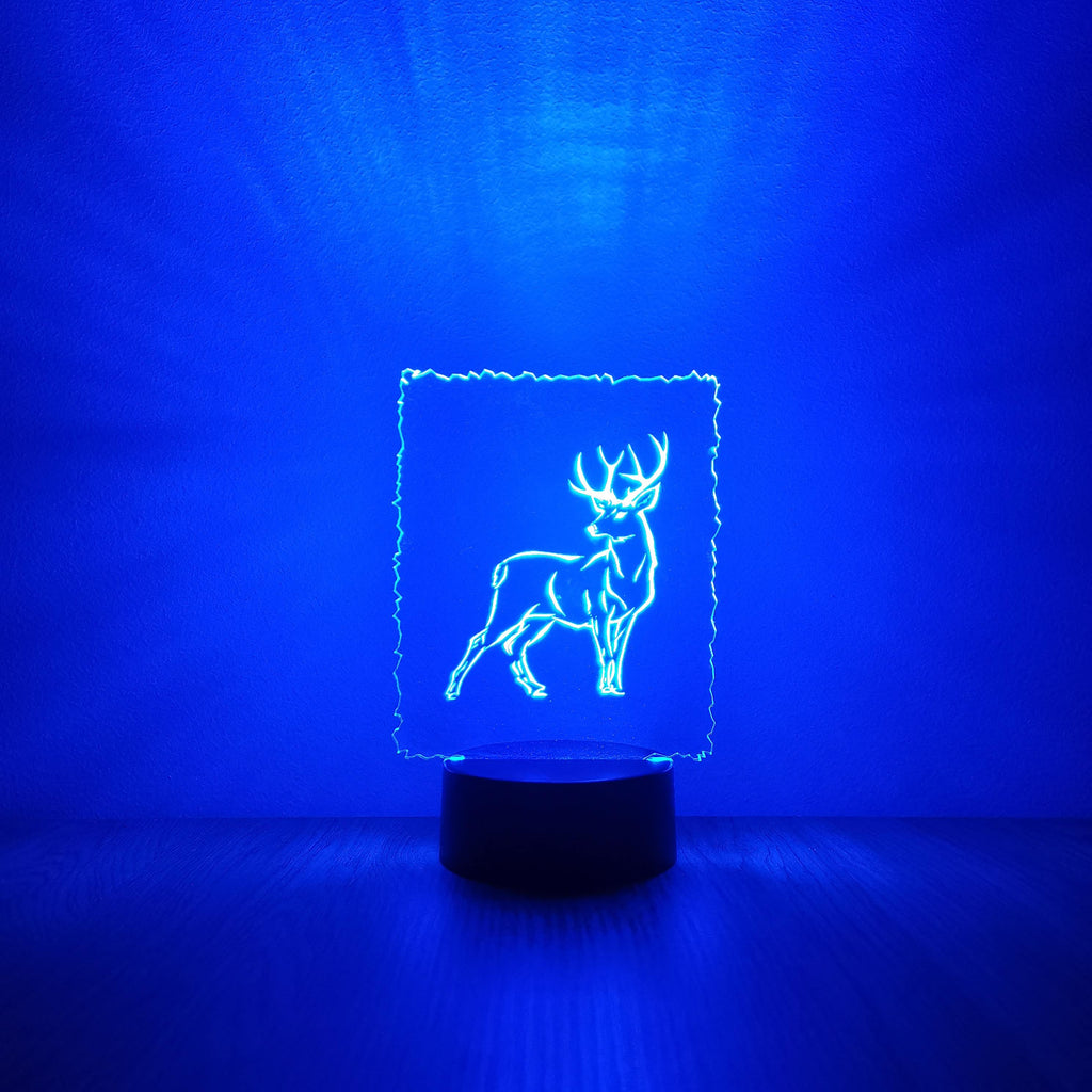 Szarvasos dekorlámpa