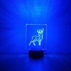 Szarvasos dekorlámpa