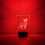 Szarvasos dekorlámpa