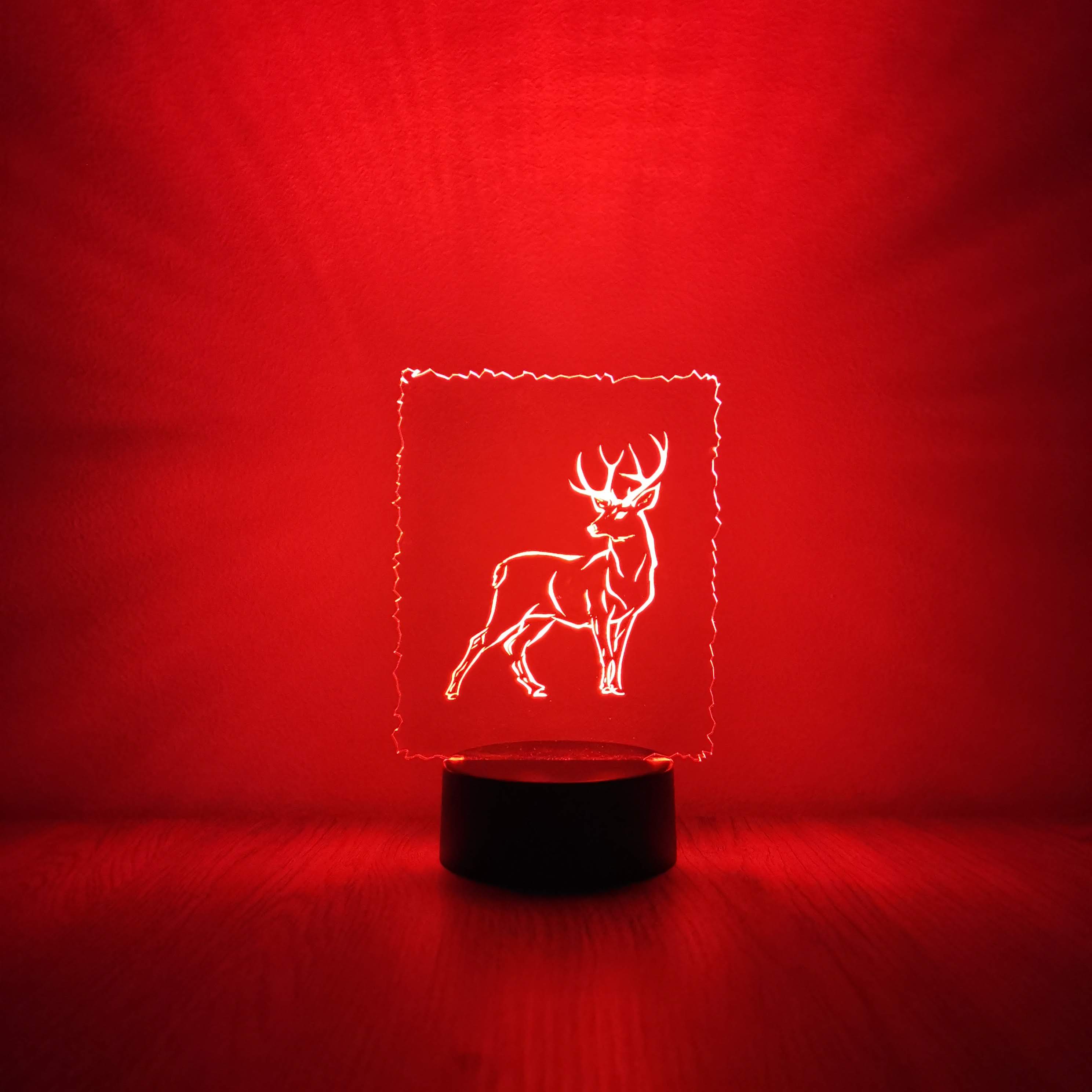 Szarvasos dekorlámpa