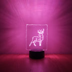 Szarvasos dekorlámpa