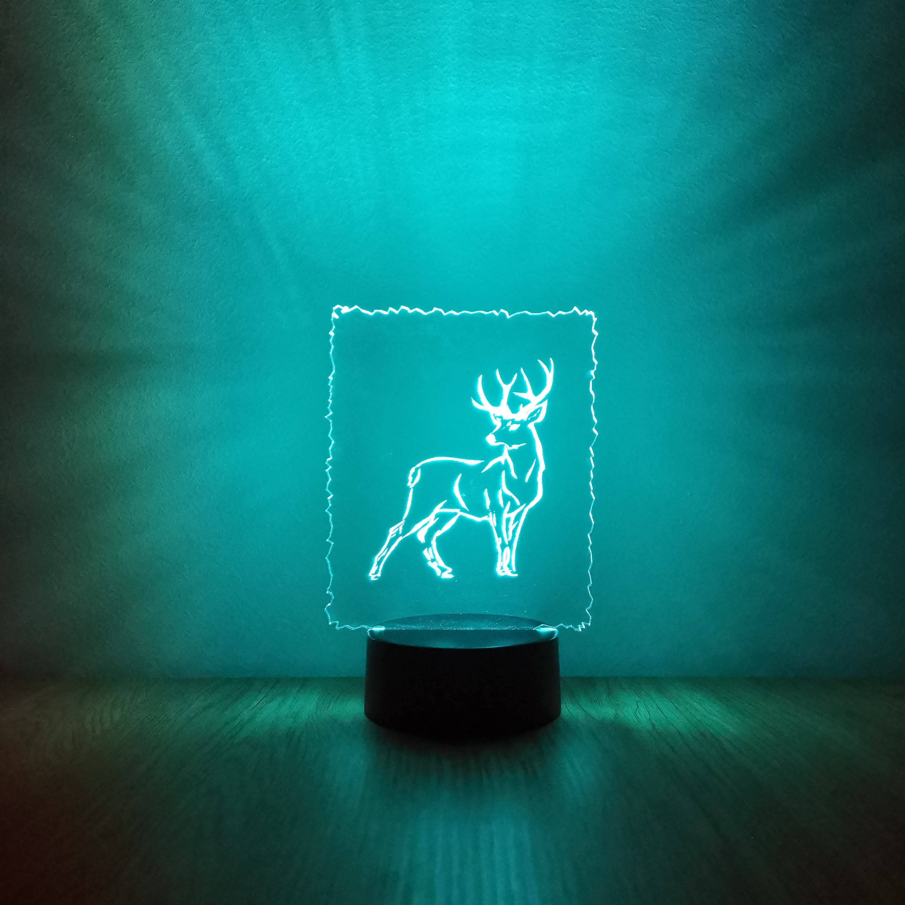 Szarvasos dekorlámpa