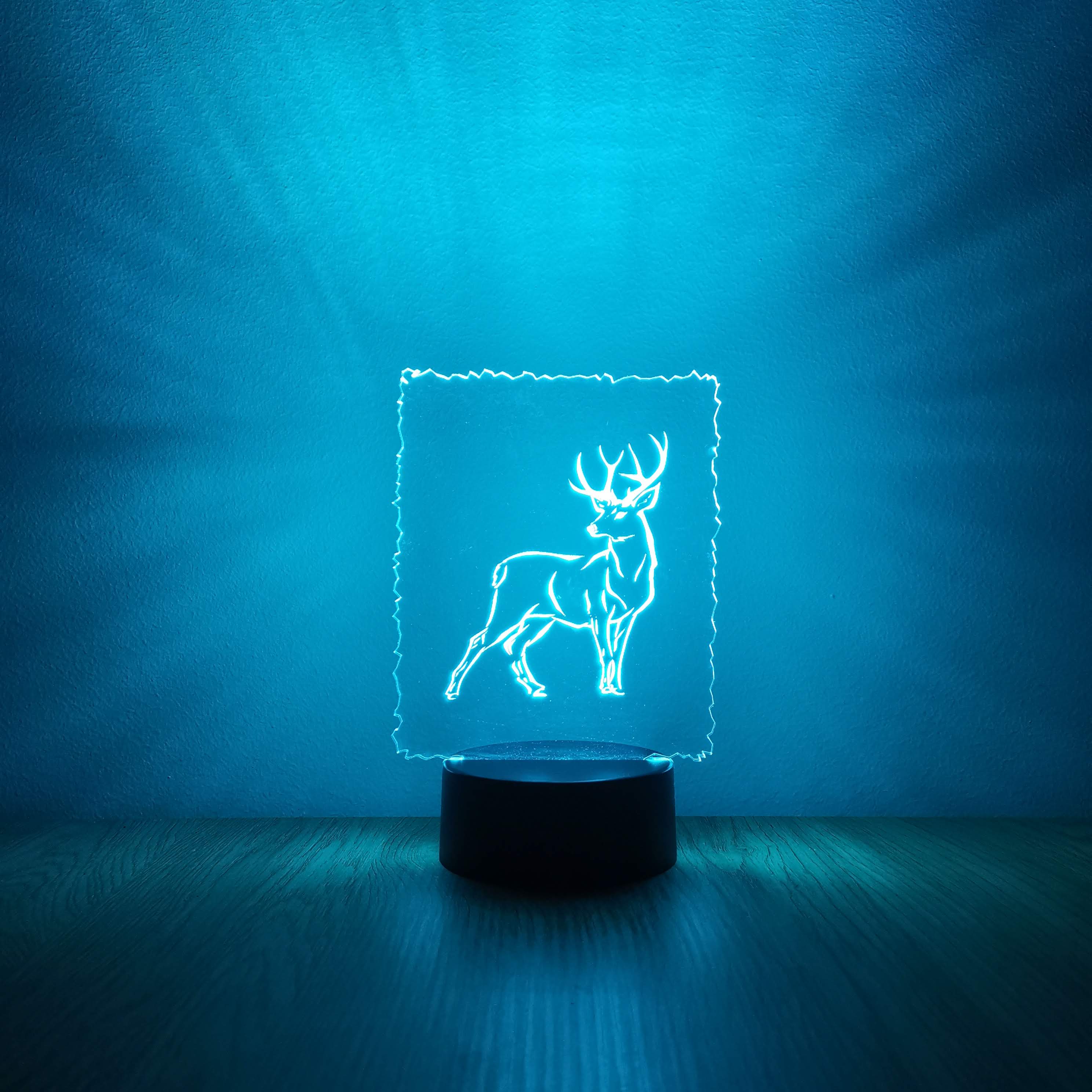 Szarvasos dekorlámpa