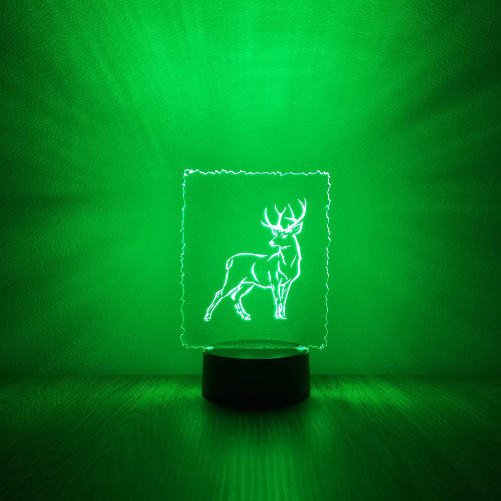 Szarvasos dekorlámpa