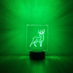 Szarvasos dekorlámpa