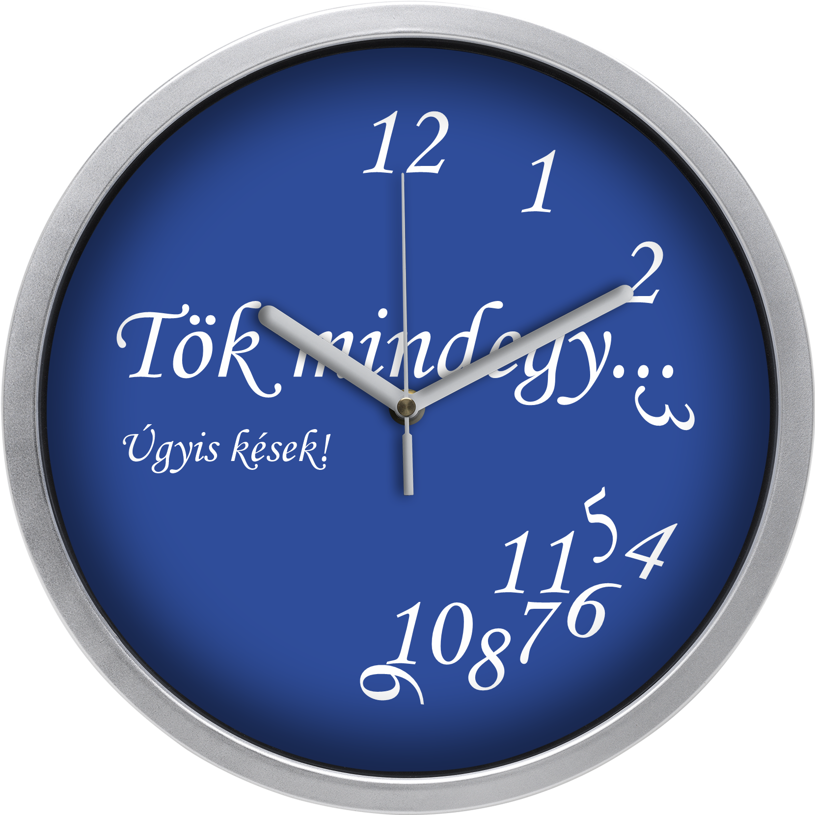 "Tök mindegy" falióra - kék