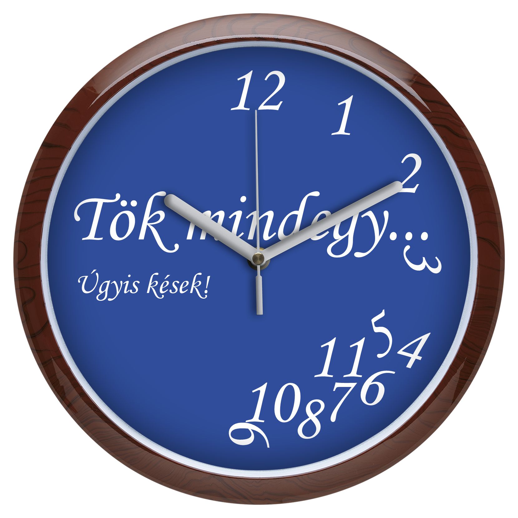 "Tök mindegy" falióra - kék