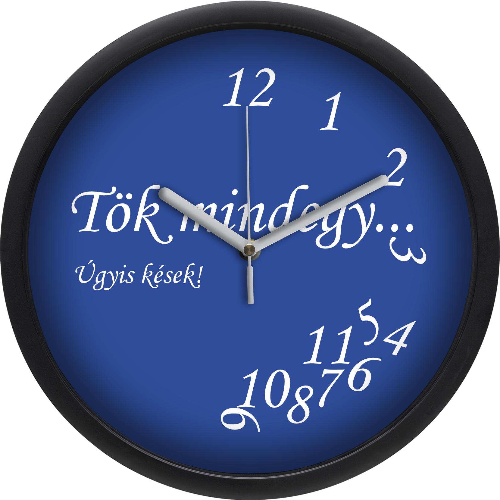 "Tök mindegy" falióra - kék