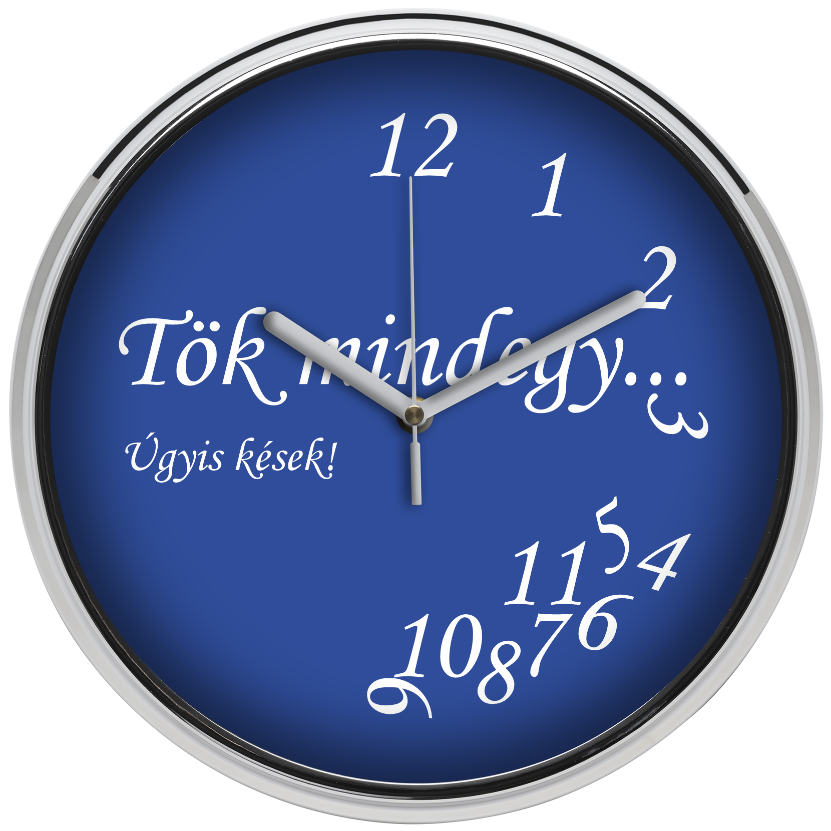 "Tök mindegy" falióra - kék