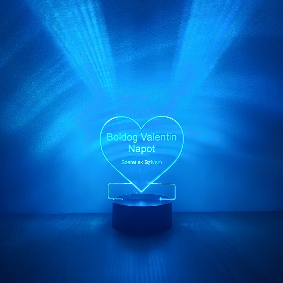 Valentin napi dekorlámpa