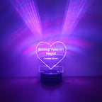 Valentin napi dekorlámpa