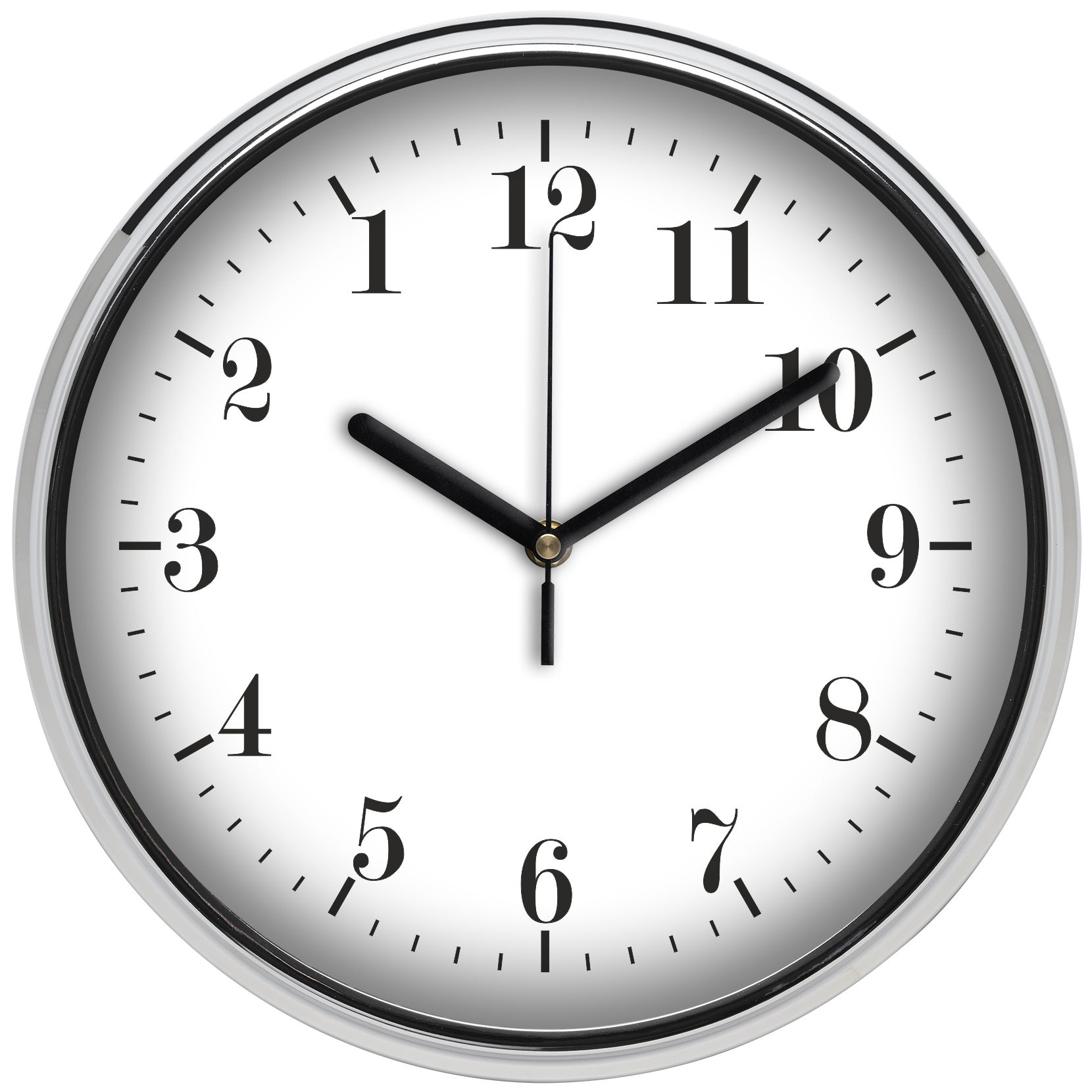 Visszafelé járó (fordított) falióra, 30 cm