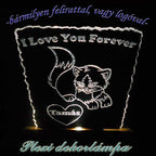 Dekorlámpa "Szeretlek!"